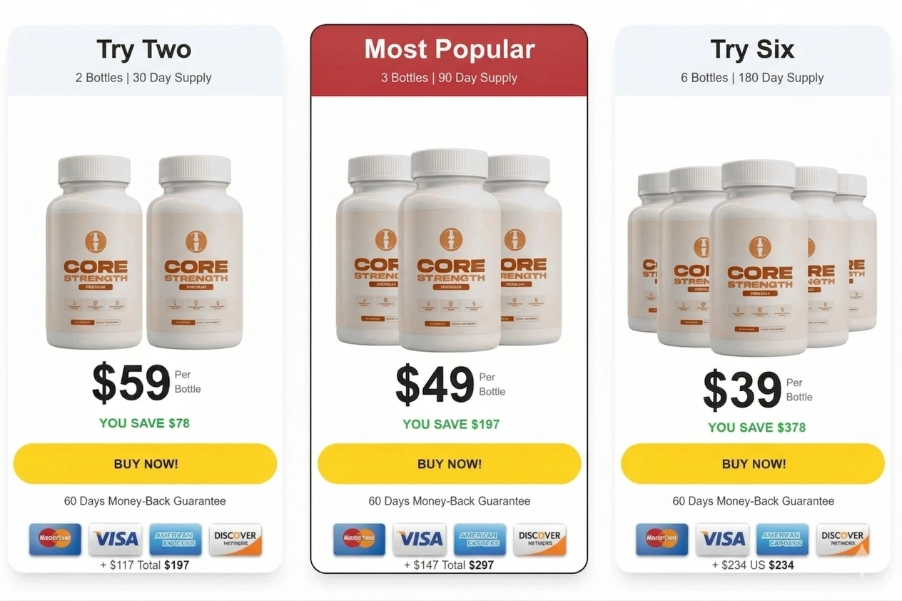 CoreStrength   Pricing Details